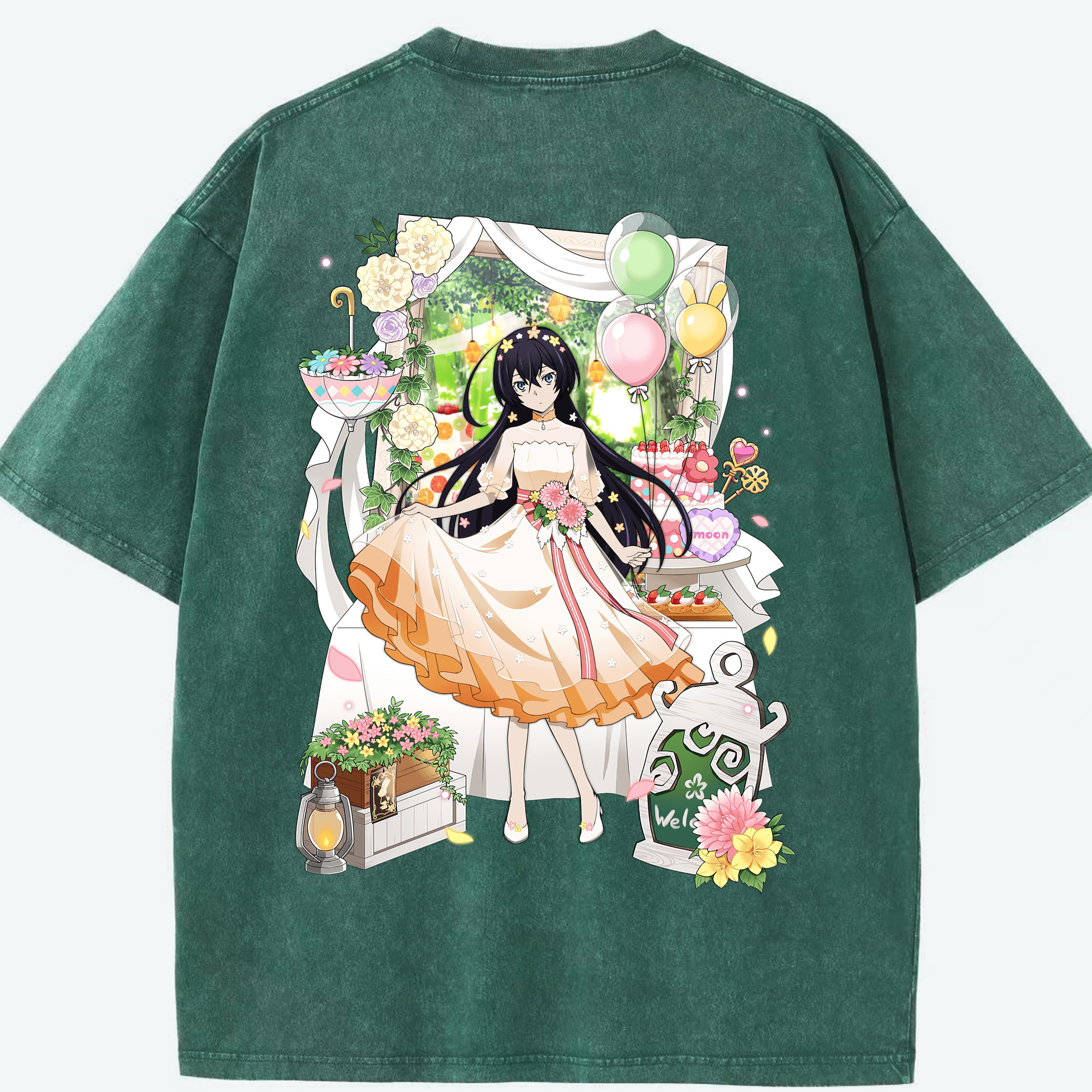（画像用） 文豪ストレイドッグス Bungo Stray Dogs 綿100% ヴィンテージ風 半袖Tシャツ（背面プリント）